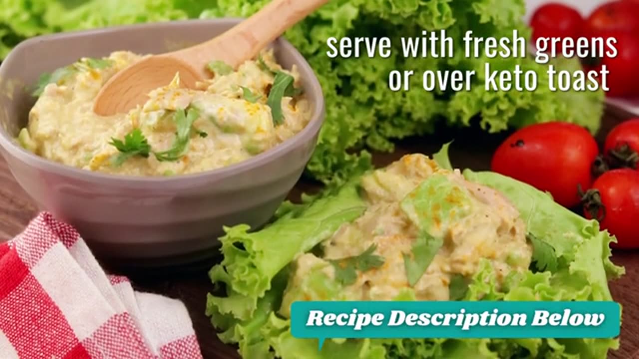 Keto Recipe | Curry Spiked Tuna and Avocado Salad | Learn How to Lose Weight Fast