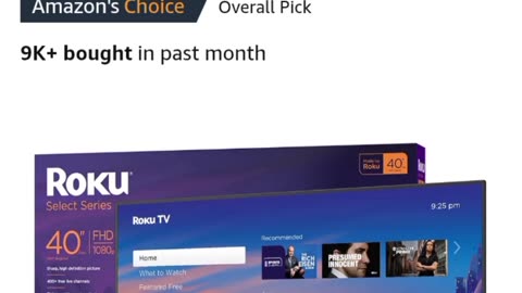 Roku Smart TV 2025 – 40-Inch