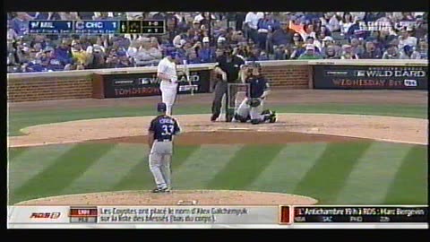 Match Bris D'égalité ligue Nationale 2018 Brewers de Milwaukee vs Cubs de Chicago