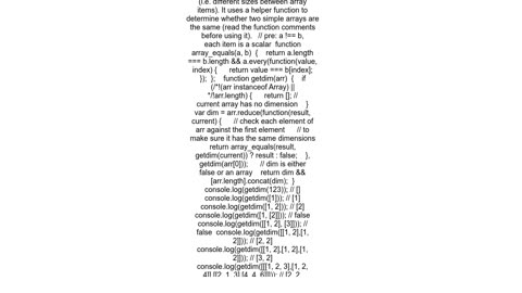 How can I get the dimensions of a multidimensional Javascript array