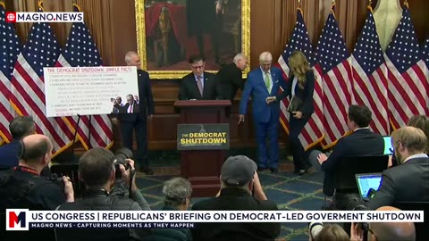 🇺🇸 Speaker Mike Johnson & SBA Sec. Kelly Loeffler Briefing on Day 27 of Democrat Shutdown [LIVE]