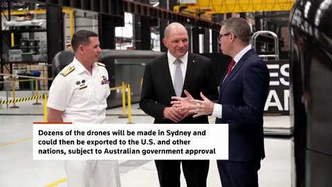 US Defense firm Anduril opened a new manufacturing facility in Sydney to produce undersea drones