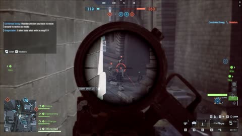 Small clip of sniper destruction