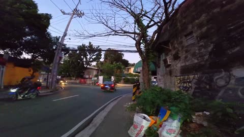 Mapagkawanggawa Street corner Maginhawa Street in Quezon City in the Philippines