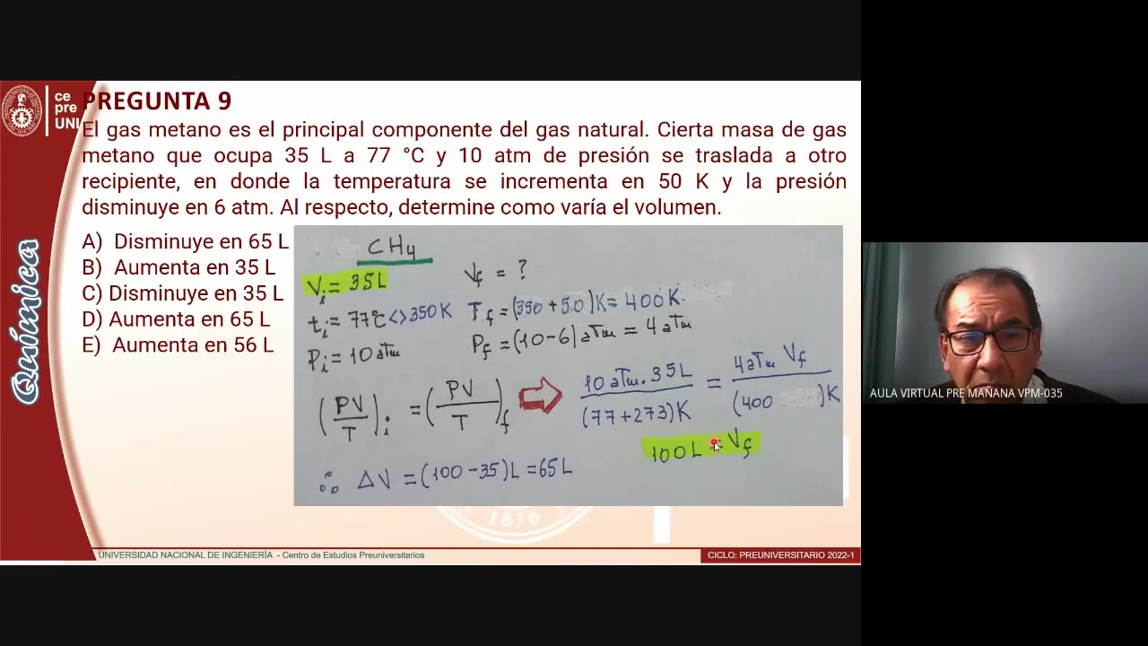 CEPRE UNI 2022 - 1 | Semana 11 | Química S1