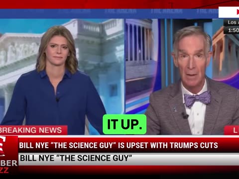 Bill Nye “The Science Guy” Is Upset With Trumps Cuts