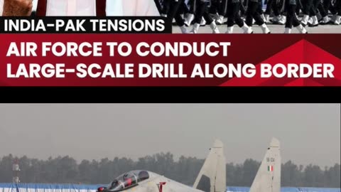 Massive Airforce Exercises on India–Pakistan Border #india #pakistan