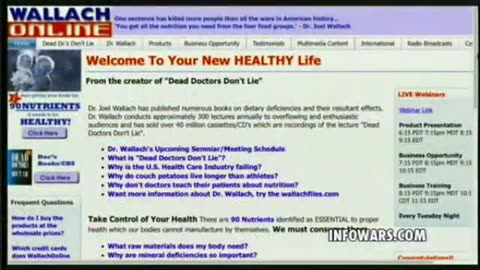 The War on Nutrition with Dr. Joel Wallach -