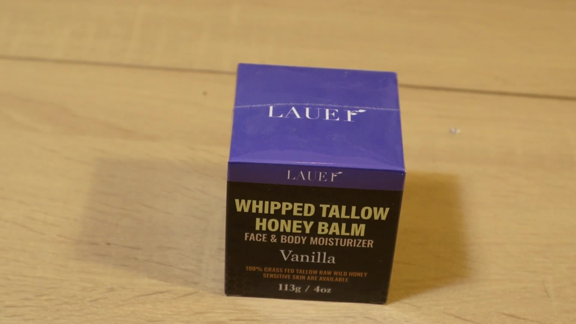 Lauer Whipped 100% Grass Fed Beef Tallow Honey Balm Review