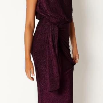 Petal & Pup Womens Santiago Off Shoulder Midi Dress