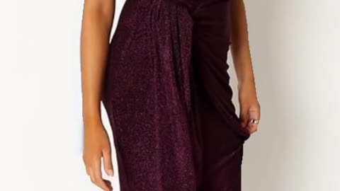 Petal & Pup Womens Santiago Off Shoulder Midi Dress