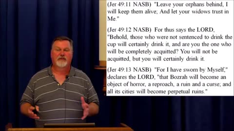 Jeremiah 48 & 49– Moab is going into captivity for the first time. People and cities are taken. 2017