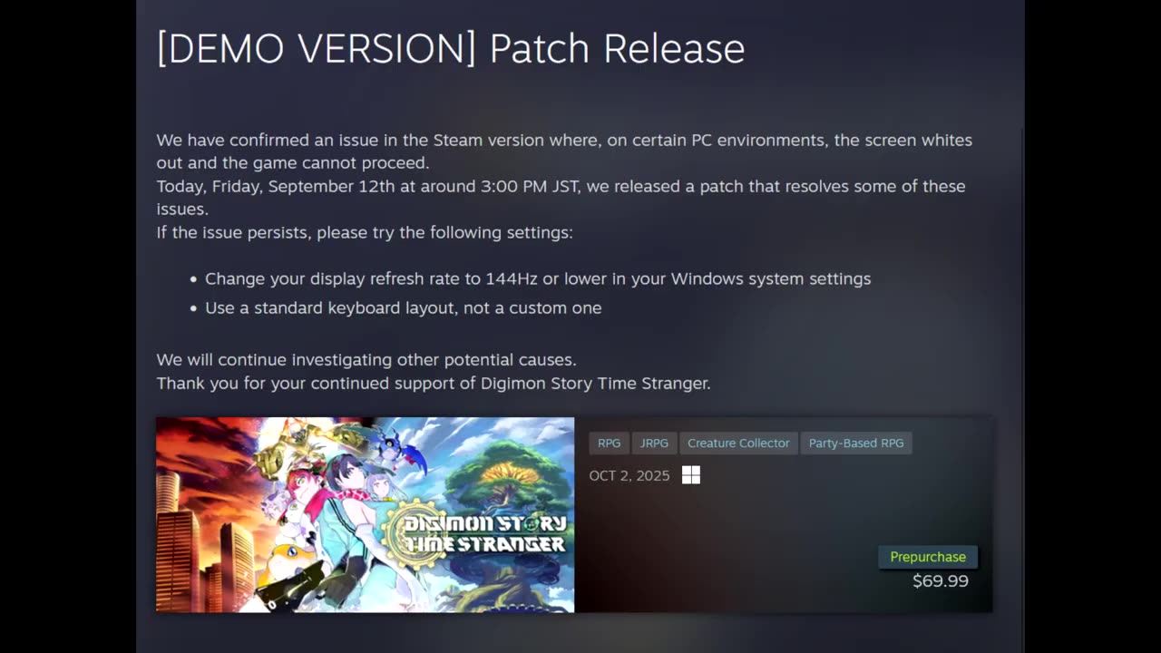 HUGE Digimon Story Time Stranger UPDATES - Anime Song DLC, Demo Update + More Digimon News!