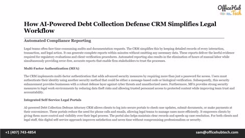 How AI-Powered Debt Collection Defense CRM Simplifies Legal Workflow