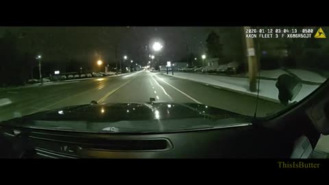 Dashcam shows Parma police officer chasing stolen vehicle suspect, later found abandoned after crash