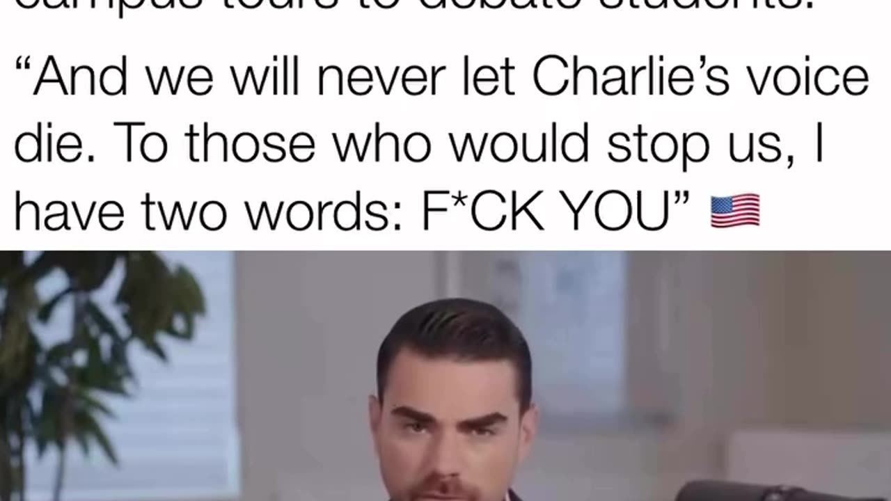 Ben Shapiro speaks about Charlie Kirk 09.11.2025