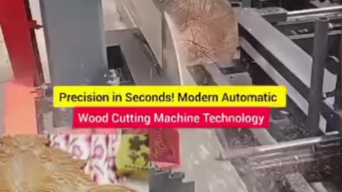 ‎Precision in Seconds! Modern Automatic Wood Cutting Machine Technology