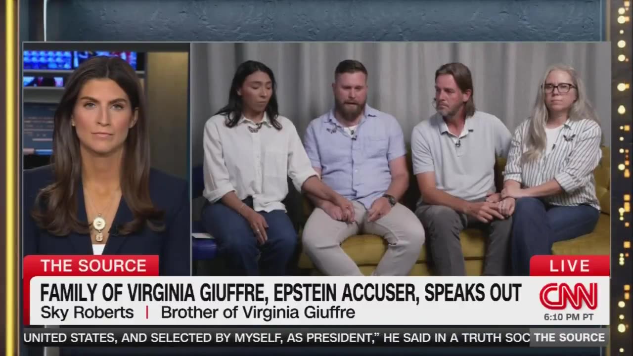 Virginia Giuffre’s brother rejects Trump’s claim that Epstein “stole” Virginia from his property