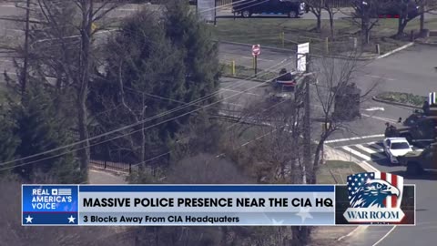 Police and SWAT respond to armed gunman at CIA headquarters hours after JFK files release.