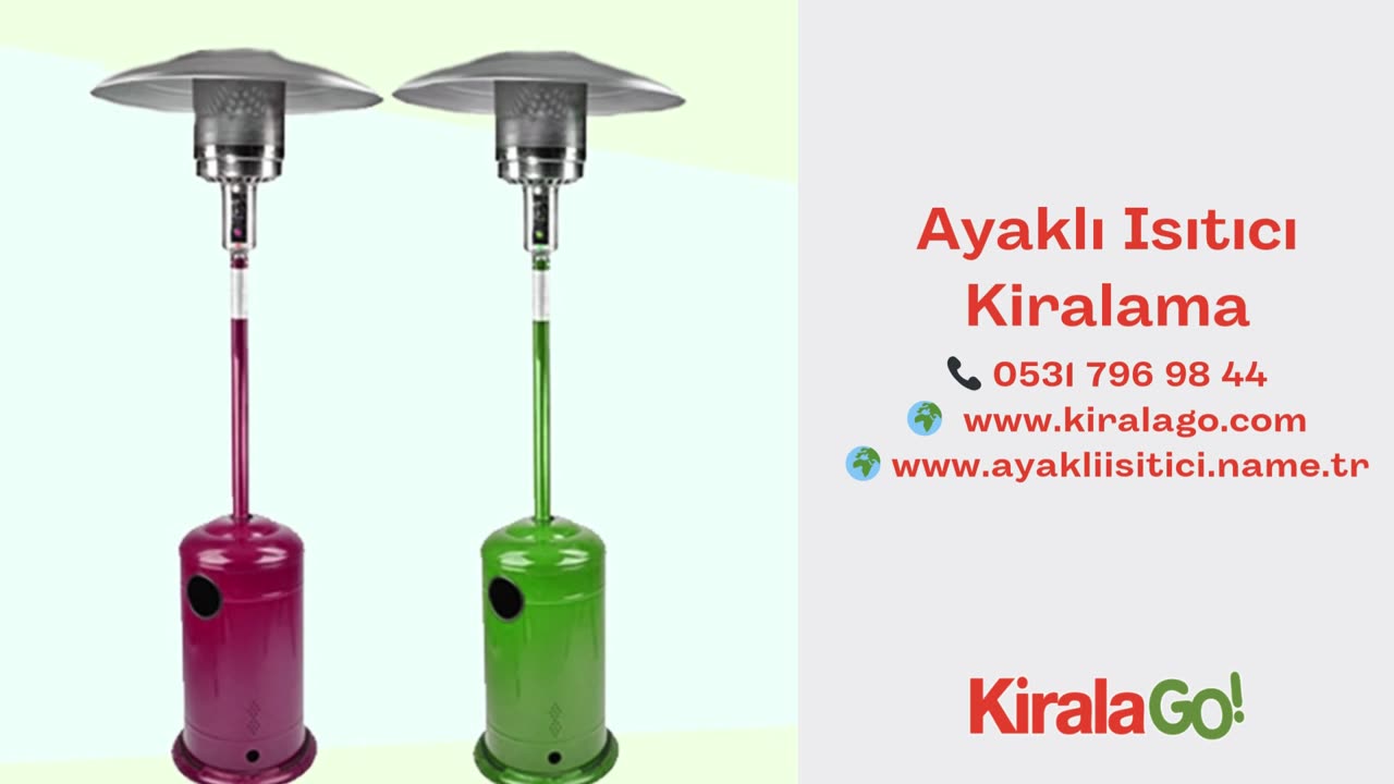 ayakli isitici kiralama
