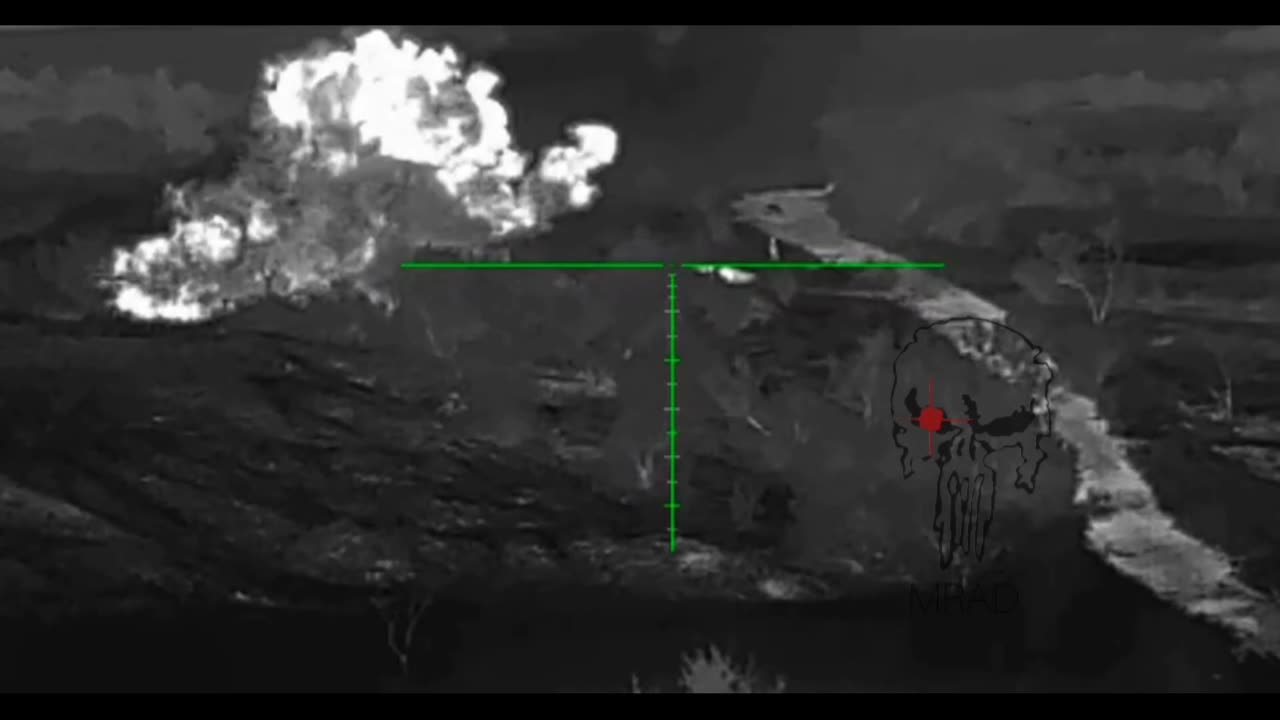 Work of russian snipers of one of the units on the front line in the SMO zone