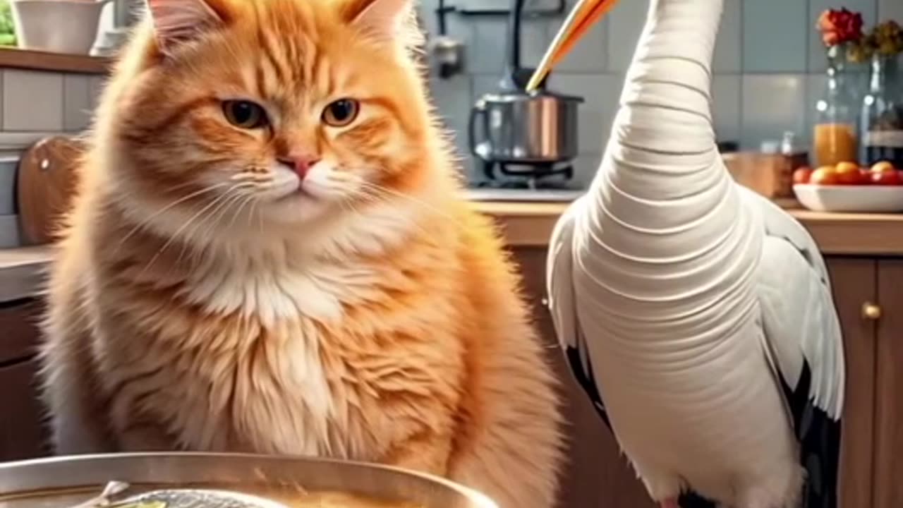 Cat vs brid