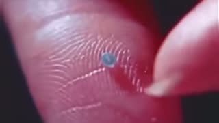 “The bead is turquoise it’s over 1700 years old. The hole in each bead has a diameter of just .19mm.