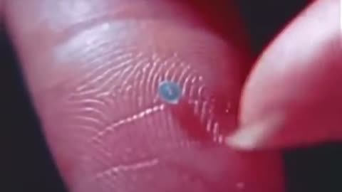 “The bead is turquoise it’s over 1700 years old. The hole in each bead has a diameter of just .19mm.