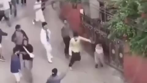 Finance Minister is Physically Removed from Office, Karated into a Wall By Protesters in Nepal