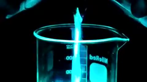 Shocking: Using luminol to make a glowing waterfall