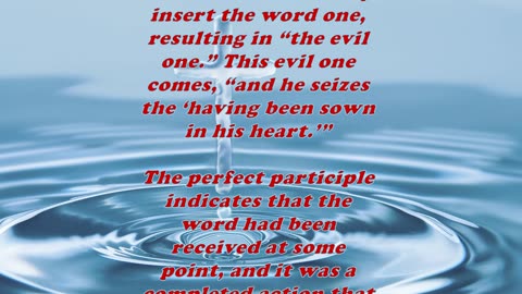 Matthew 13:19 - Daily Bible Verse Commentary