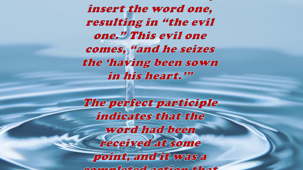 Matthew 13:19 - Daily Bible Verse Commentary