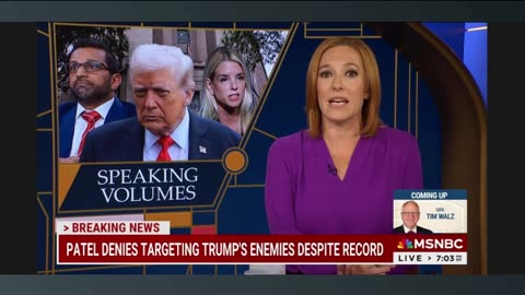 Psaki: “Trump’s DOJ Targets His Enemies” — Meanwhile MSNBC Hires Them As Experts 