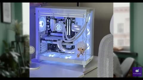 NZXT H6 Flow RGB Mid-Tower Airflow Case with 3 RGB Fans, Panoramic Glass Panels,