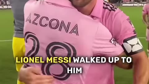 Messi finally speaks English