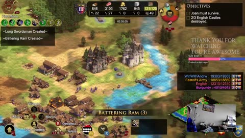 Win With Andrew - AOE II - lets kill some shit