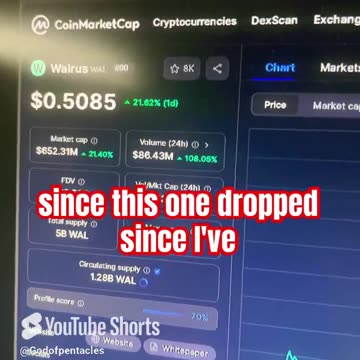 walrus wal crypto bitcoin price prediction btc #fyp