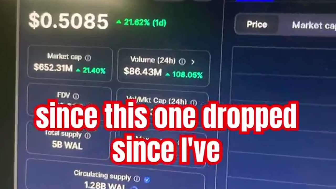 walrus wal crypto bitcoin price prediction btc #fyp