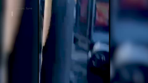 Drone strikes building in Aleppo shortly after high-level press conference of transitional govt