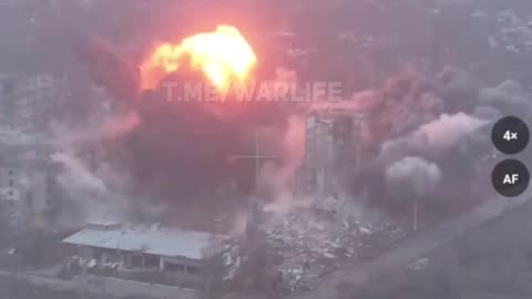 On the eve of the negotiations, Russian terrorists dropped a FAB aerial bomb on residentia