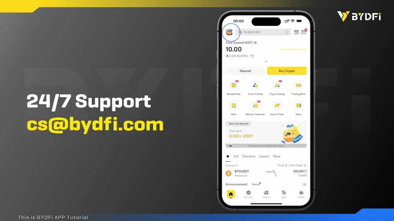 How to Become a Trader on BYDFi (APP)
