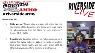 Riverside Morning Ammo Daily Devotional 11.28.25