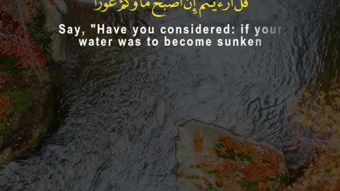 Who Will Save You from Allah’s Wrath? | Surah Mulk 28–30 | Powerful Ending