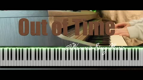 Out of Time PIANO Easy Slow Tutorial
