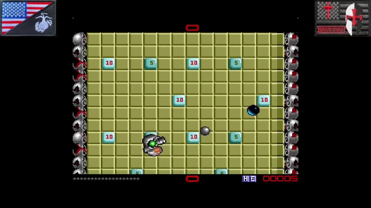 Ballistix [1P Mode] (TurboGrafx-16 - 1992) [NA Version of "バリスティックス"]