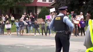 Imagine protesting a public official for visiting the site of a massacre where children