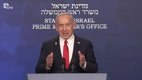 Netanyahu: "Thanks President Trump!"