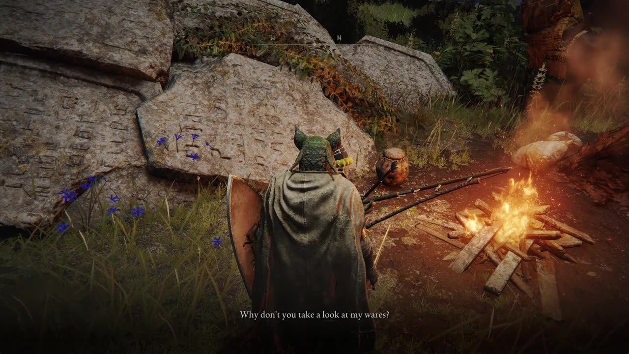 Elden Ring PC | Nomadic Merchant - Liurnia of the Lakes - Dialogue & inventory