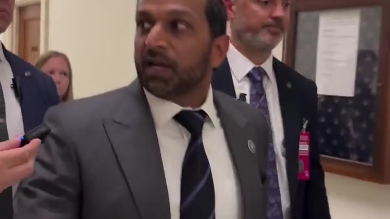 Kash catches an ear full leaving the oversight committee yesterday.