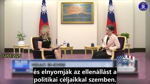 【HU】Hsziao Bi-Khim Tajvan alelnöke a KKP Tajvan elleni pszichológiai támadásairól